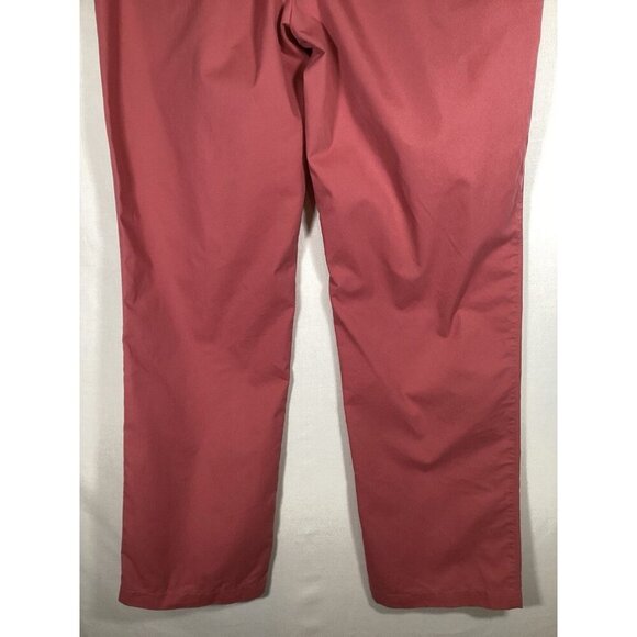 TAILOR BYRD Chino Pants 36/30 Classic Preppy Salmon Coral Straight Leg Summer - Picture 6 of 8